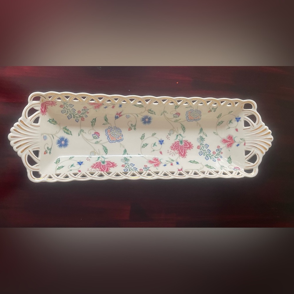 Skye Mcghie Chatsworth Floral Bread/Fruit Tray